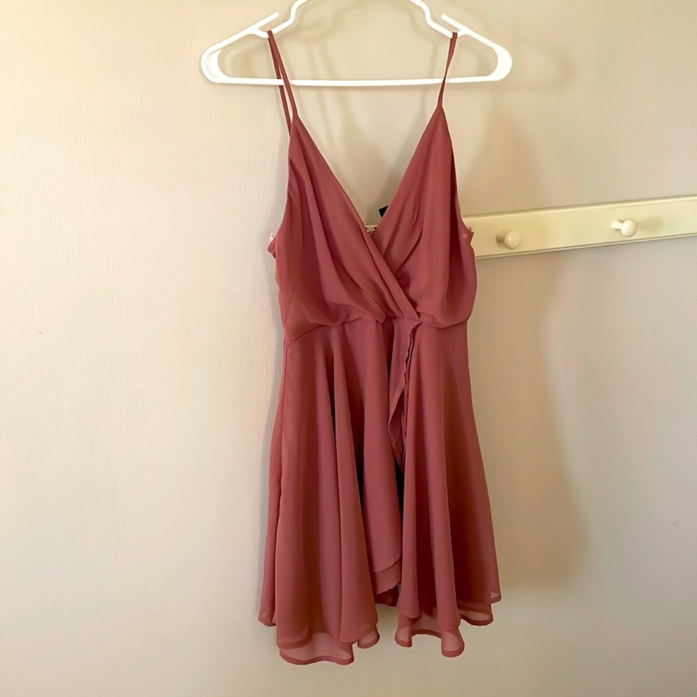 Windsor mauve flirty mini dress